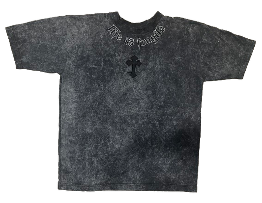 Life is Fragile Distressed T-shirt
